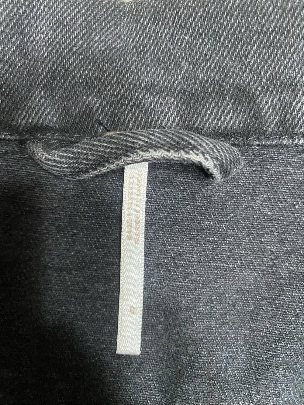 Free People Black Denim Jean Jacket - Picture 3 of 5